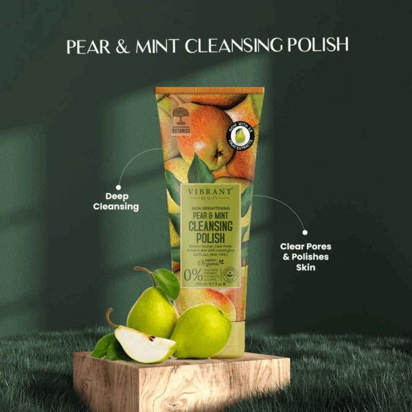 Vibrant Beauty-Pear & Mint Cleansing Polish (200ml)