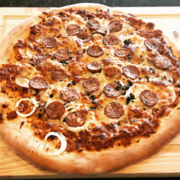 Chicken Sausage Pizza