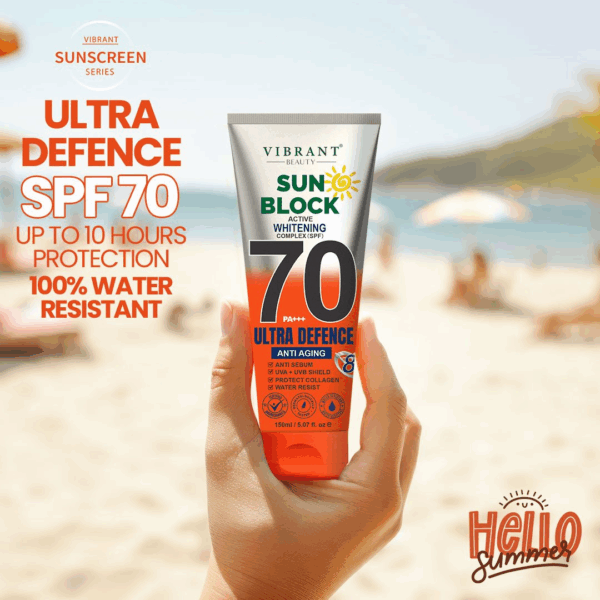 Vibrant Beauty Sunblock SPF70+ Ultra Defense (150ml)